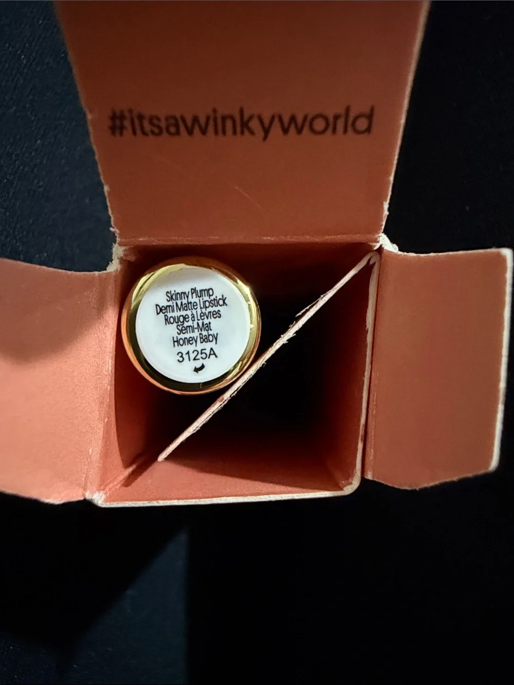 WINKY LUX Skinny Plump Demi-Matte Lipstick — Rose Pink Packaging